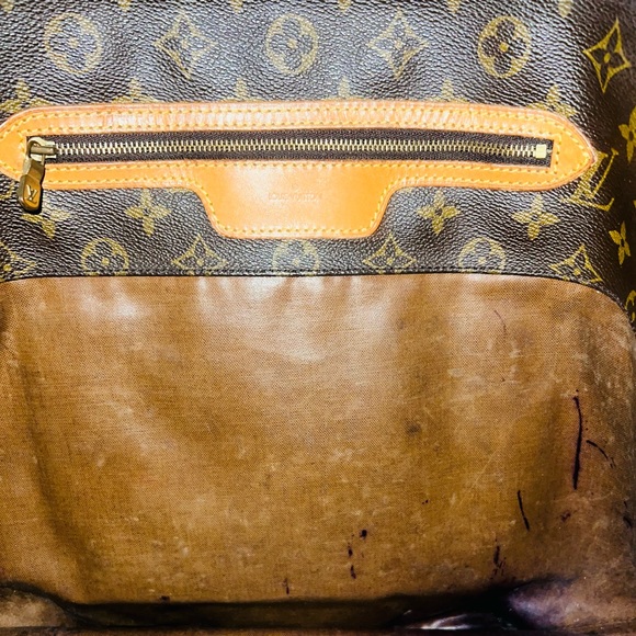 Vintage LOUIS VUITTON Monogram Large Sac Shopping Tote Bag 🤎 100% Authentic 🤎 - Picture 7 of 15